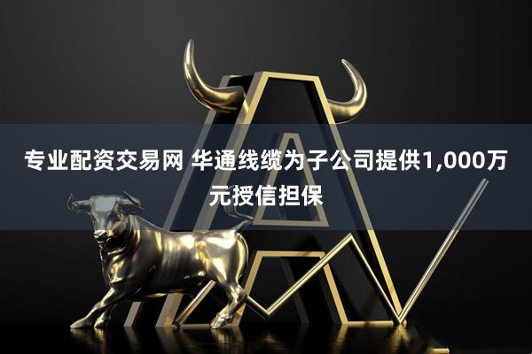 专业配资交易网 华通线缆为子公司提供1,000万元授信担保